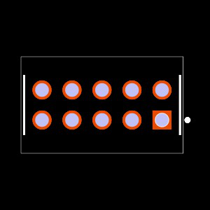 ESQT-105-03-F-D-360 Footprint
