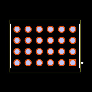 ESQT-106-02-F-Q-375 Footprint