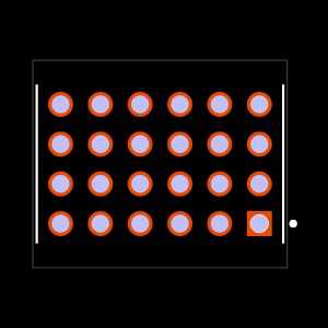 ESQT-106-02-G-Q-368 Footprint