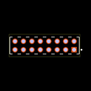 ESQT-108-02-G-D-720 Footprint