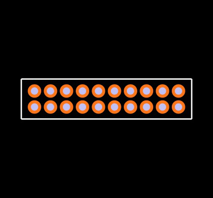 ESQT-110-03-F-D-390 Footprint