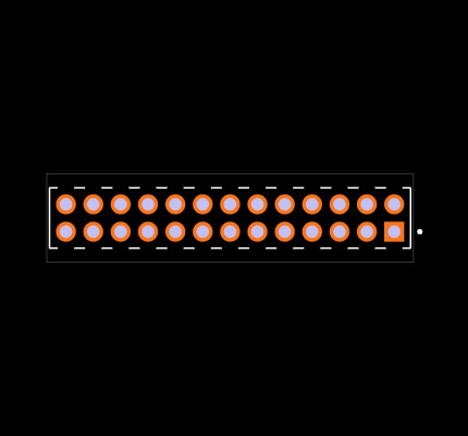 ESQT-113-02-S-D-595 Footprint