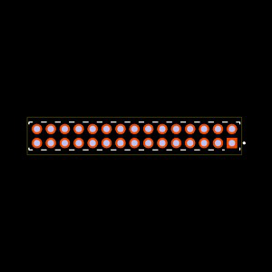ESQT-115-02-L-D-484 Footprint