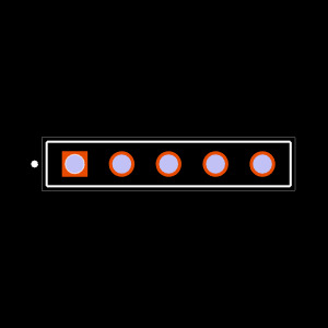 ESW-105-44-G-S Footprint