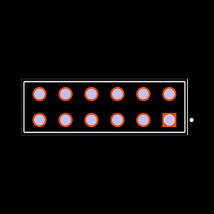 ESW-106-44-G-D Footprint