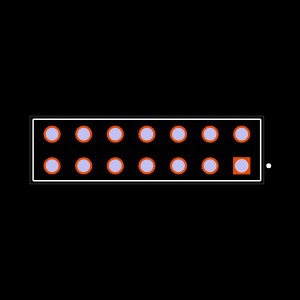 ESW-107-33-G-D Footprint