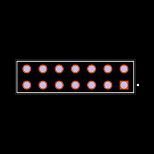 ESW-107-58-G-D Footprint