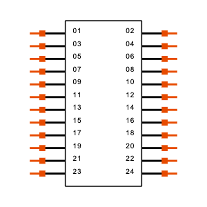 ESW-112-13-G-D Symbol