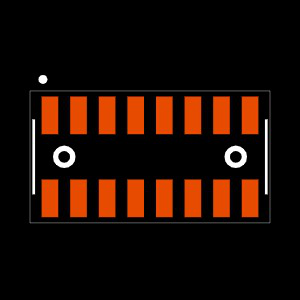 FLE-108-01-G-DV-A-K Footprint