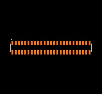 FLE-125-01-G-DV-TR Footprint