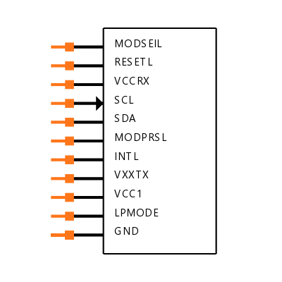 FQSFP-01-13.0-L-PF-4 Symbol