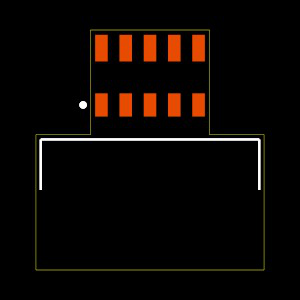FSH-105-01-L-DH Footprint