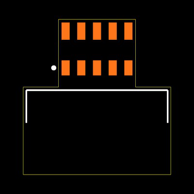 FSH-105-04-L-DH Footprint