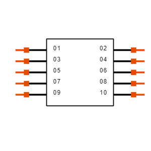 FTE-105-01-G-DH-K-TR Symbol