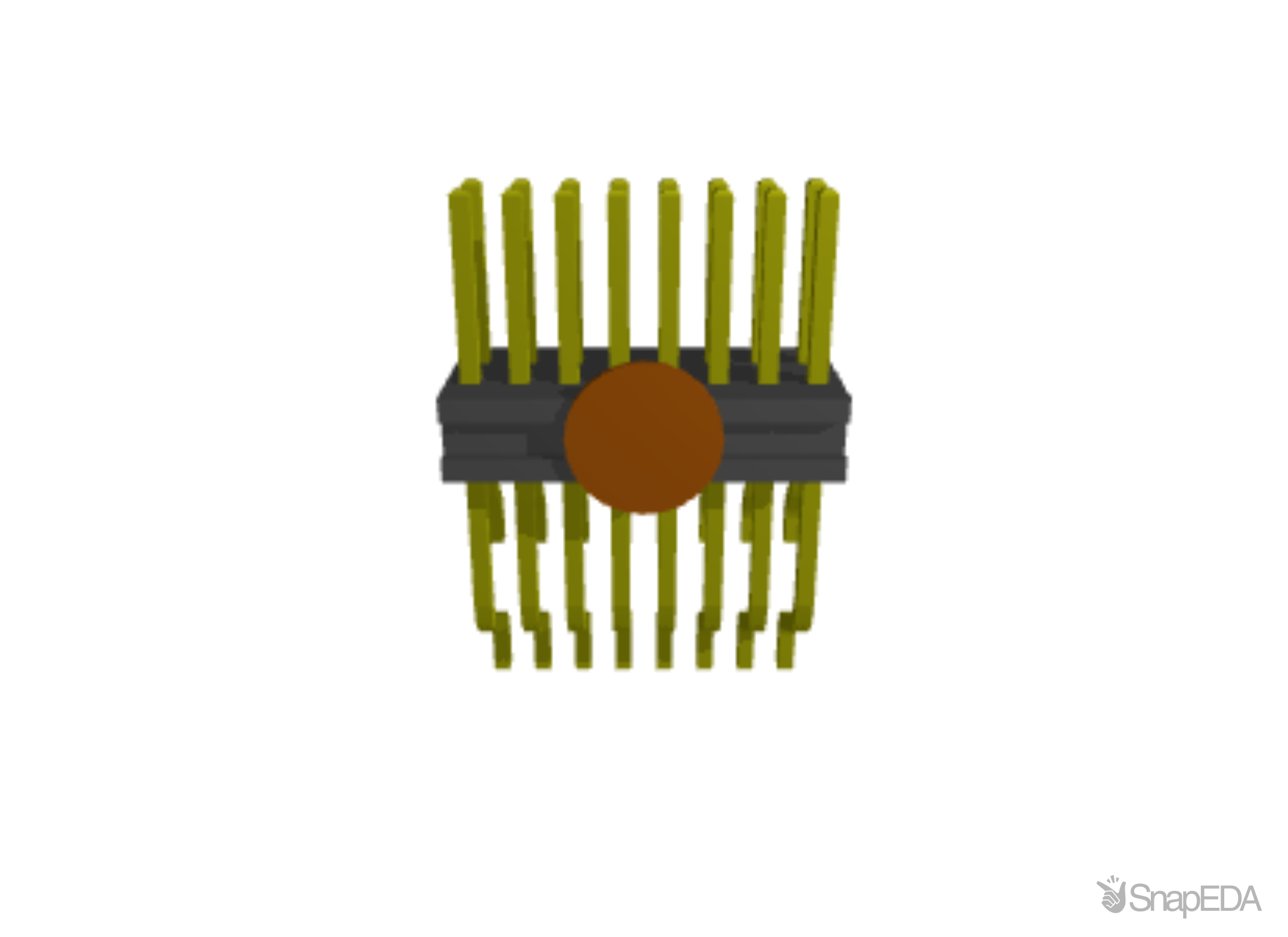 FTE-108-03-G-DH-K-TR 3D Model