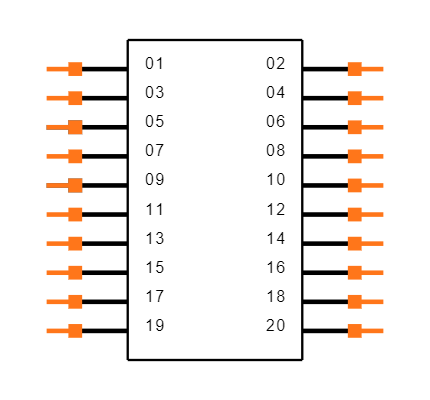 FTE-110-01-G-DV-ES-A-TR Symbol
