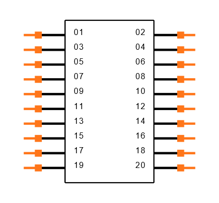 FTE-110-01-G-DV Symbol