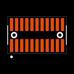 FTE-111-03-G-DV-A Footprint