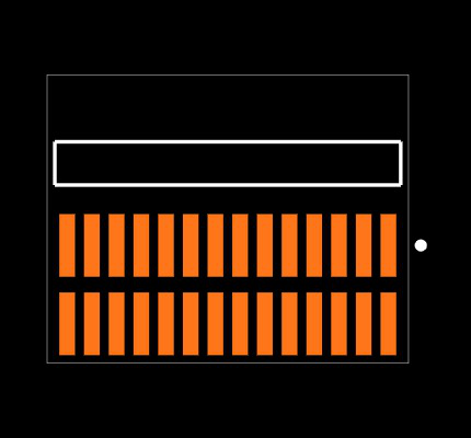 FTE-114-01-G-DH Footprint