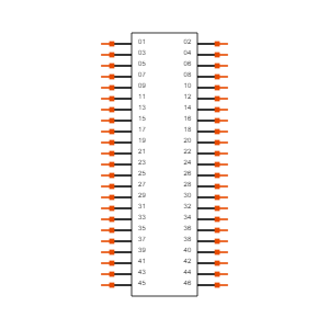 FTE-123-01-G-DV-EP-TR Symbol