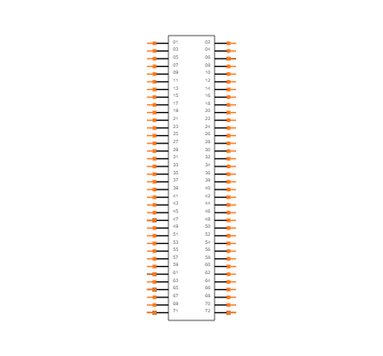 FTE-136-01-G-DH Symbol