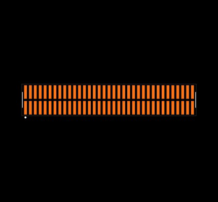 FTM-135-02-H-DV-P-TR Footprint