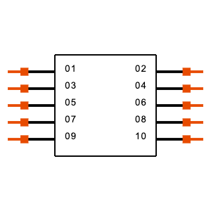 FTMH-105-03-F-DH Symbol