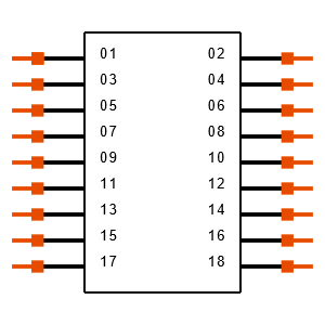 FTMH-109-03-L-DV-ES-P-TR Symbol
