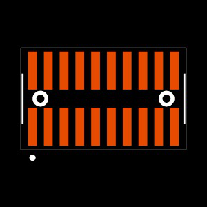 FTMH-110-03-L-DV-A Footprint