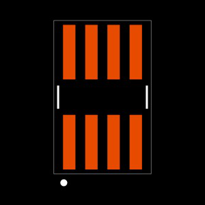 FTR-104-51-G-D Footprint