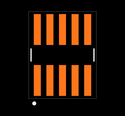 FTR-105-51-G-D Footprint