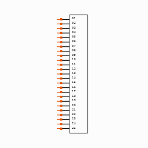 FTR-125-03-T-S-TR Symbol