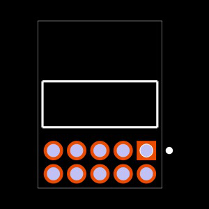 FTSH-105-01-LM-D-RA-K Footprint