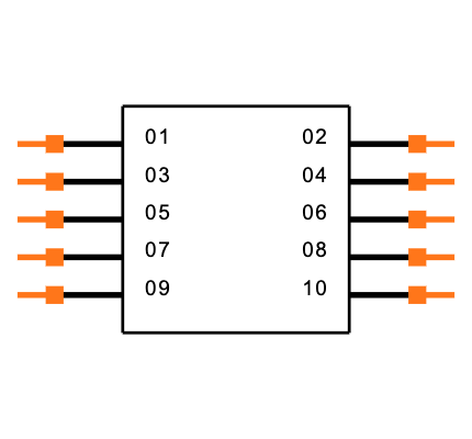 FTSH-105-01-SM-D-RA Symbol