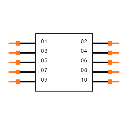 FTSH-105-02-L-D-RA Symbol