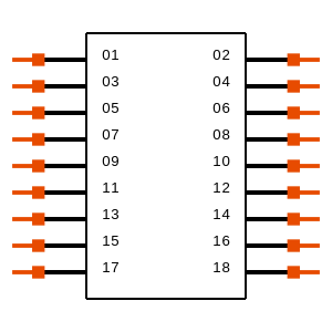 FTSH-109-01-LM-DV Symbol