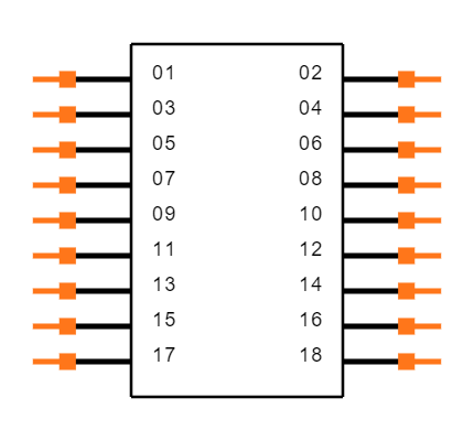 FTSH-109-02-L-D-RA Symbol