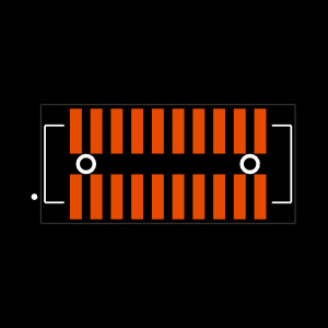 FTSH-110-02-L-DV-ES-A-P Footprint