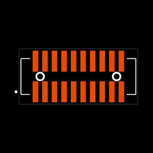FTSH-110-02-L-DV-ES-A-TR Footprint