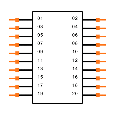 FTSH-110-03-L-DV-EP-A-TR Symbol