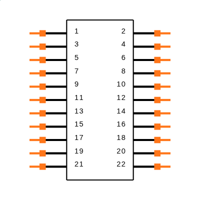 FTSH-111-02-L-DV Symbol
