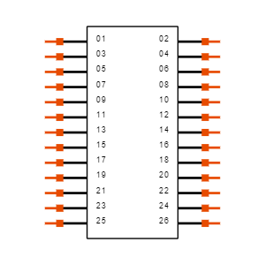 FTSH-113-04-F-D-RA Symbol
