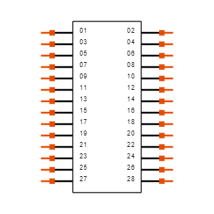 FTSH-114-01-LM-D-RA Symbol