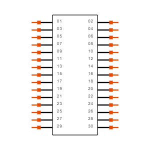 FTSH-115-03-L-DV-ES-P-TR Symbol
