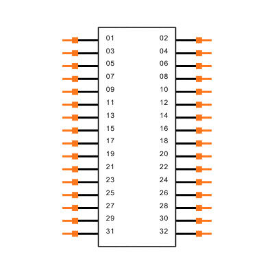 FTSH-116-01-L-DV-EJ-TR Symbol