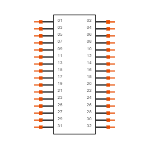 FTSH-116-02-L-DH-TR Symbol