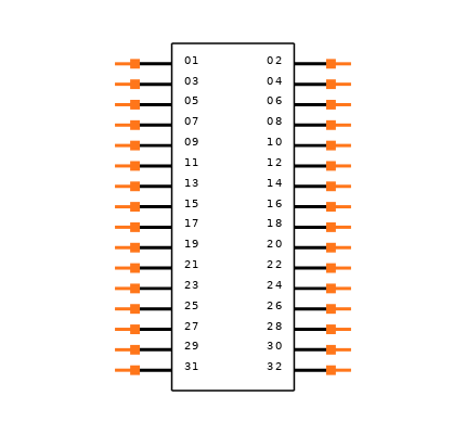 FTSH-116-02-L-DV-ES Symbol