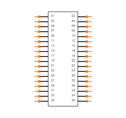 FTSH-118-04-L-D Symbol