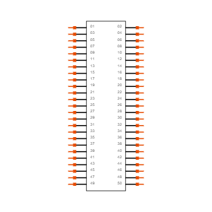 FTSH-125-01-L-DV-P Symbol