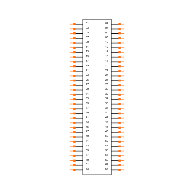 FTSH-132-04-L-DH-A-TR Symbol